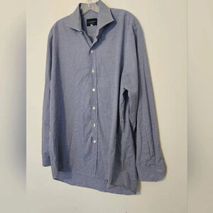 LEDBURY Dress Button Down Shirt 17/36 EUC